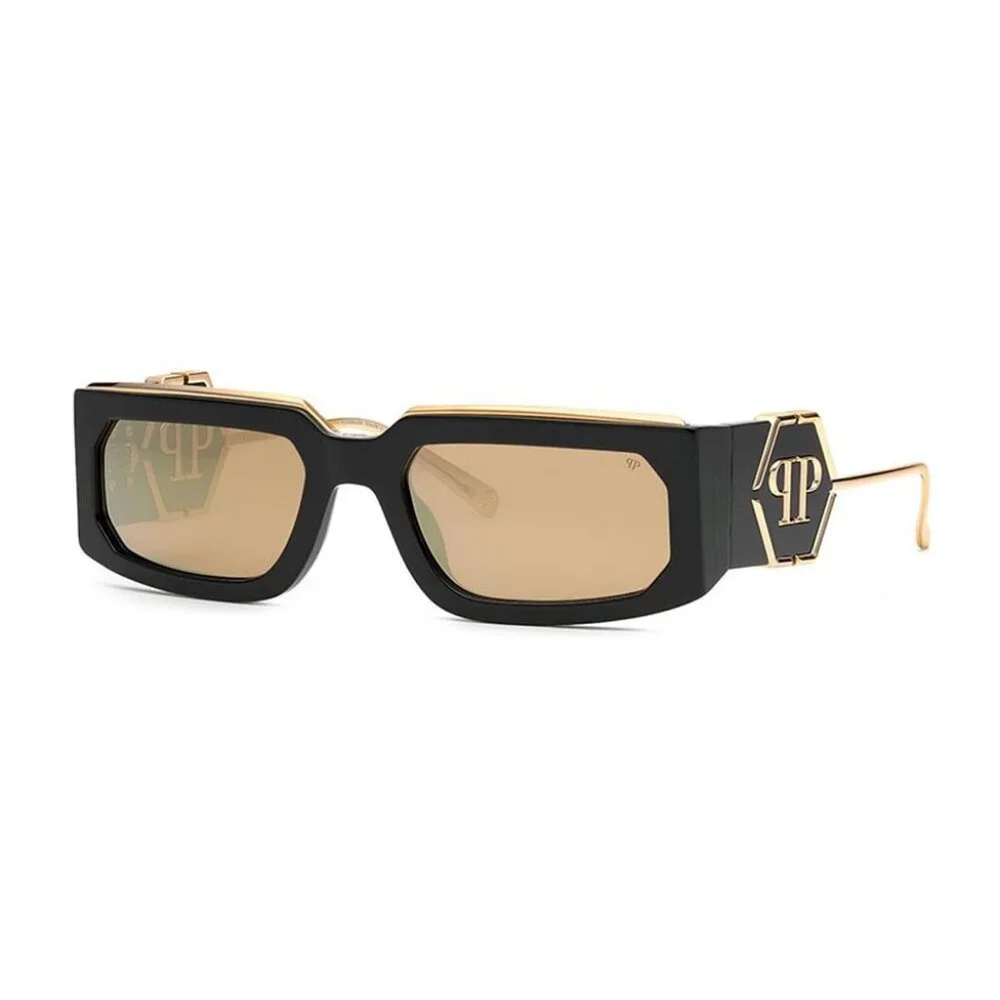 NWT SUNGLASSES PHILIPP PLEIN BLACK GOLD - Picture 1 of 3